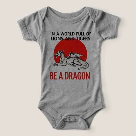 Be a Dragon - Unique design Imaginaire (Design Recto)