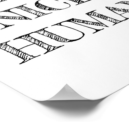 Be a Nice Human Poster (Coin)