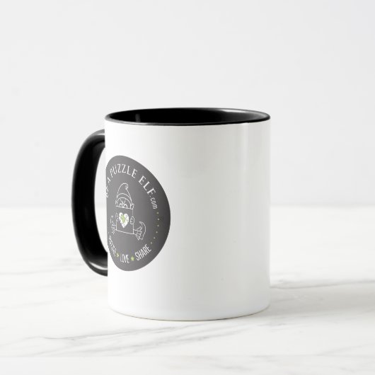 Be A Puzzle Elf – Coffee Mug (Devant gauche)