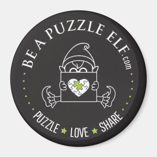 Be A Puzzle Elf - Magnets Magneet (Voorkant)