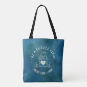 Be A Puzzle Elf - Tote Draagtas (Achterkant)