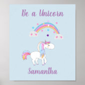 Be a Unicorn Poster (Devant)