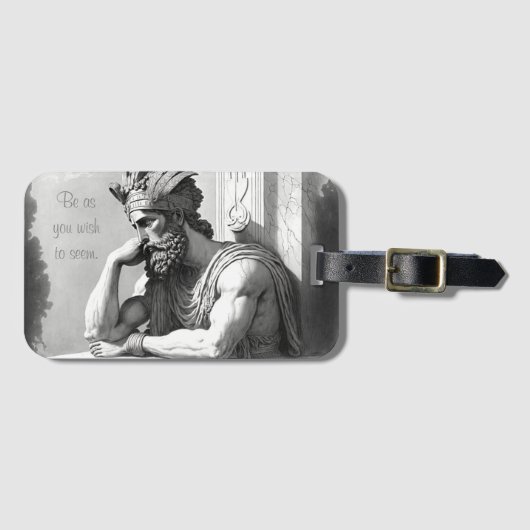 Be as you wish to seem bagagelabel (Voorkant (horizontaal))