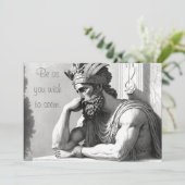 Be as you wish to seem feestdagenkaart (Staand voorkant)