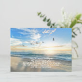 Be At Peace Christian Scripture Beach Carte de scè (Debout devant)