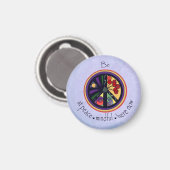 Be at Peace Mandala Magnet (Recto/Verso)