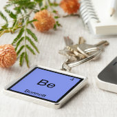 Be - Bennett Funny Chemisty Element Symbol Name T Sleutelhanger (Zijkant)