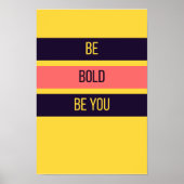 Be Bold — 90s Maximalist Poster | Retro Bdrm (Voorkant)