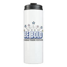 BE BOLD – Blue Motivatie Tumbler