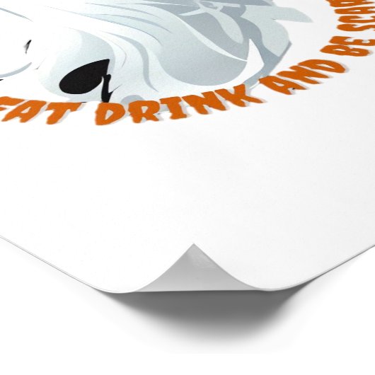 Be Boos Eat Drink And Be Scary Classic Poster (Hoek)