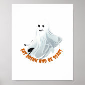 Be Boos Eat Drink And Be Scary Classic Poster (Voorkant)