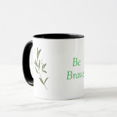 "Be Brave" Ceramic Mug Mok (Voorkant links)