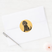 BE- Chocolade Labradoodle Stickers (Envelop)