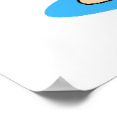 Be Cool Be Hedgy Funny Heg Pun Poster (Hoek)