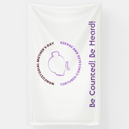 Be Counted Be Heard Noncustodial Mothers Bannor Spandoek (Verticaal)