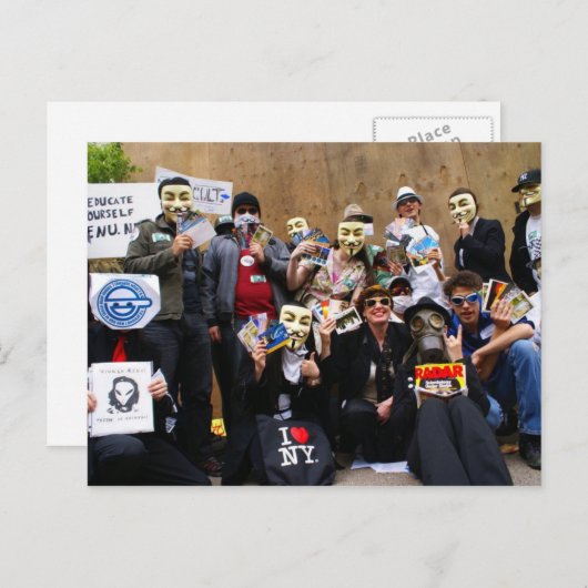 Be_Counted Briefkaart (Voorkant / Achterkant)