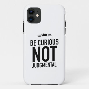 Be curious black iPhone 11 hoesje