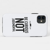 Be curious black Case-Mate iPhone case (Achterkant (horizontaal))