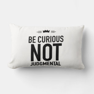 Be curious black kussen