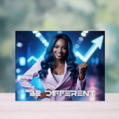 BE DIFFERENT ACRYL BORD (Neutraal)