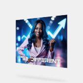 BE DIFFERENT ACRYL BORD (Hoek)