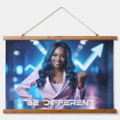 BE DIFFERENT HANGEND WANDKLEED (Voorkant)