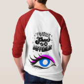 Be Different" T-shirt Slogan Homme (Dos)