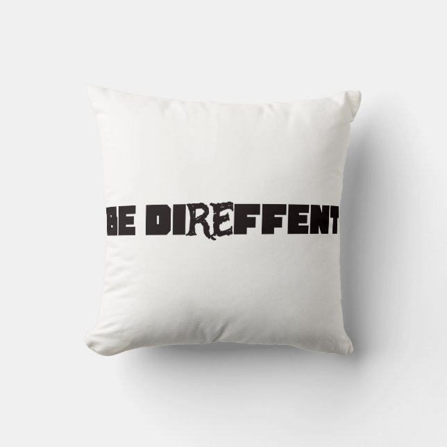 Be Direffent Kussen (Voorkant)