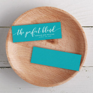 Be-editable Achtergrond De Perfecte Mix Bruiloft Mini Visitekaartjes