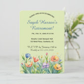 Be-editbare bloementuin kaart (Staand voorkant)