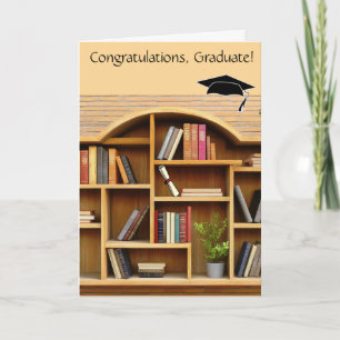 Be-editbare Boekenplank Afstuderen Kaart