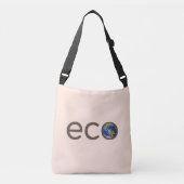 Be-editbare Eco Aarde op Ivoor Crossbody Tas (Voorkant)