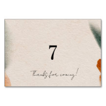 Be-editbare Tafelkaarten voor Baby Shower | Minima