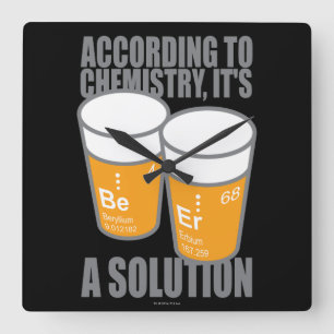 BE-ER VIERKANTE KLOK