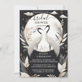 Be Feather Aziatisch Sky Cloud Crane Fun Vrijgezel Kaart (Voorkant)