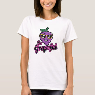 Be Grapeful - Grappig, cool & sarcastisch Pun T-sh T-shirt