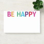 Be Happy Bright Meerkleurig 10 x 6 Post-it® Notes (Kantoor)