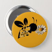 BE HAPPY Button (Voorkant /achterkant)