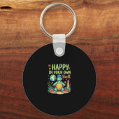 Be Happy In Your Own Shell Turtle Autism Awareness Sleutelhanger (Voorkant)