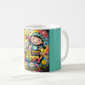 Be Happy Mug (Devant droit)