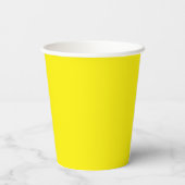 BE happy parrot Paper Cups Papieren Bekers (Achterkant)