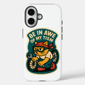 be in awe of my tism iPhone 16 hoesje