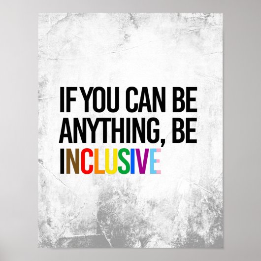 Be Inclusive Poster (Voorkant)