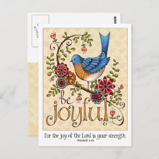 Be Joyful - Carte postale (Devant / Derrière)