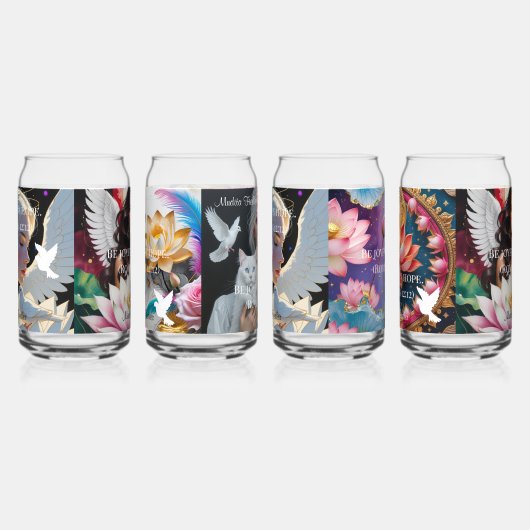 Be joyful in hope. (Romans 12:12) Blikvorm Glas (Rechts)