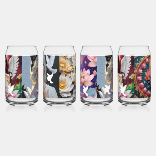 Be joyful in hope. (Romans 12:12) Blikvorm Glas (Links)