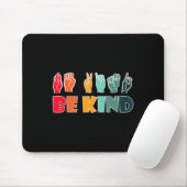 Be Kind American Sign Language Asl Disability Awar Muismat (Met muis)