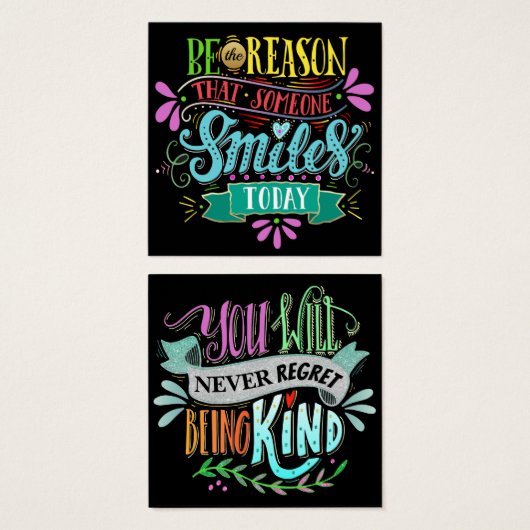 Be Kind and Make Others Smile (Devant & derrière)