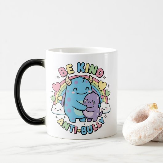 Be Kind Anti Bully Magische Mok (Met donut)