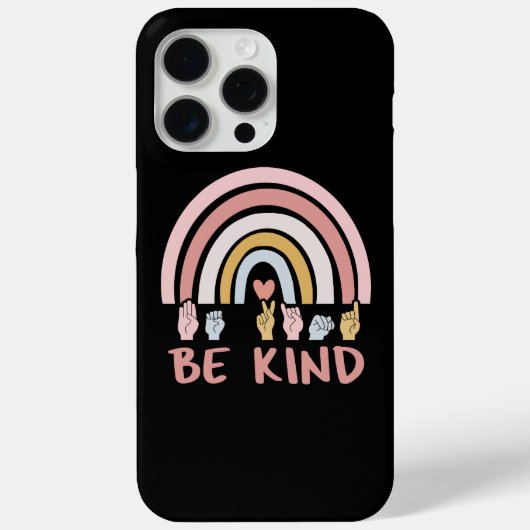 Be Kind ASL III - Amerikaanse Gebarentaal Case-Mate iPhone Case (Achterkant)
